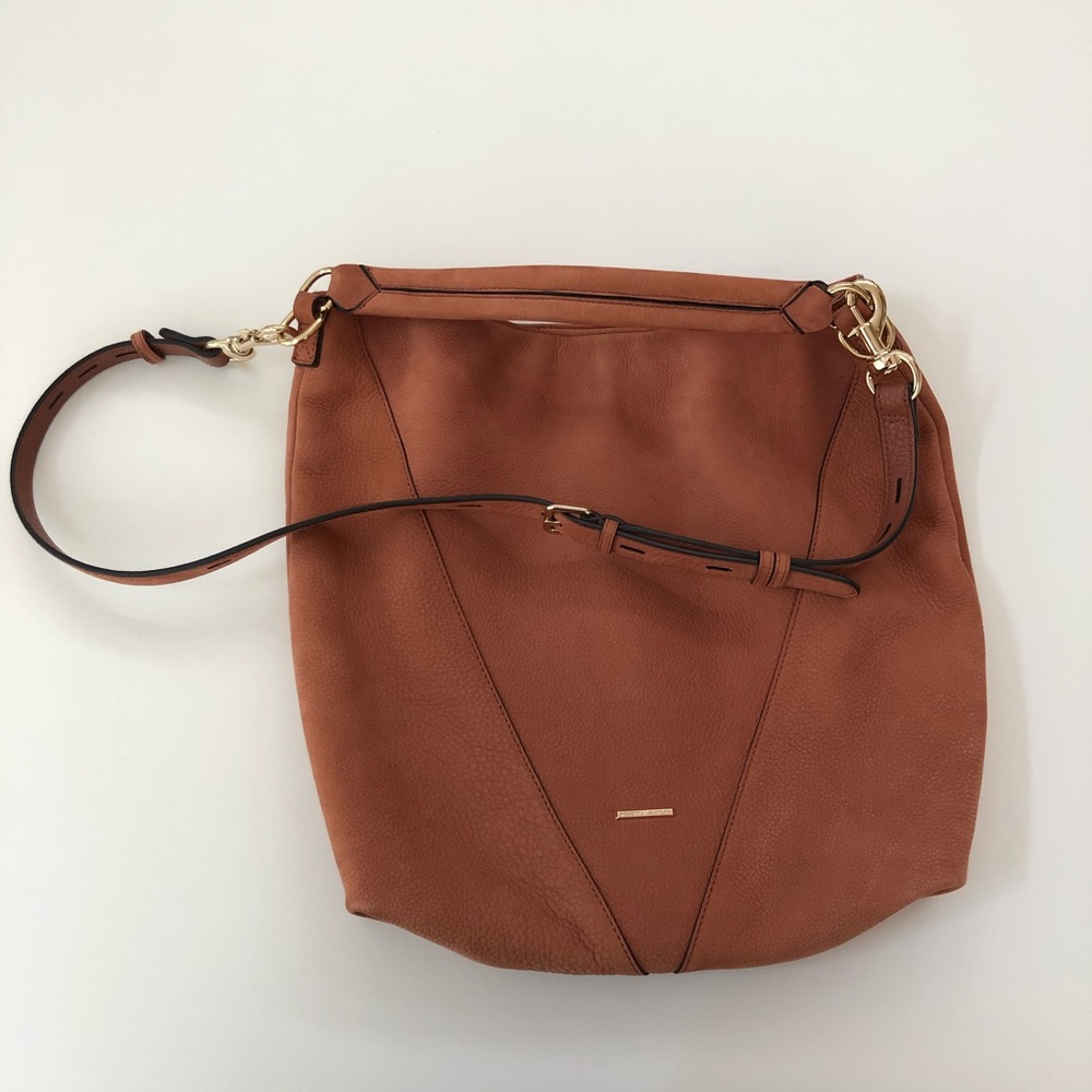 Rebecca Minkoff Moto Nubuck Leather Hobo - Picture 5 of 13